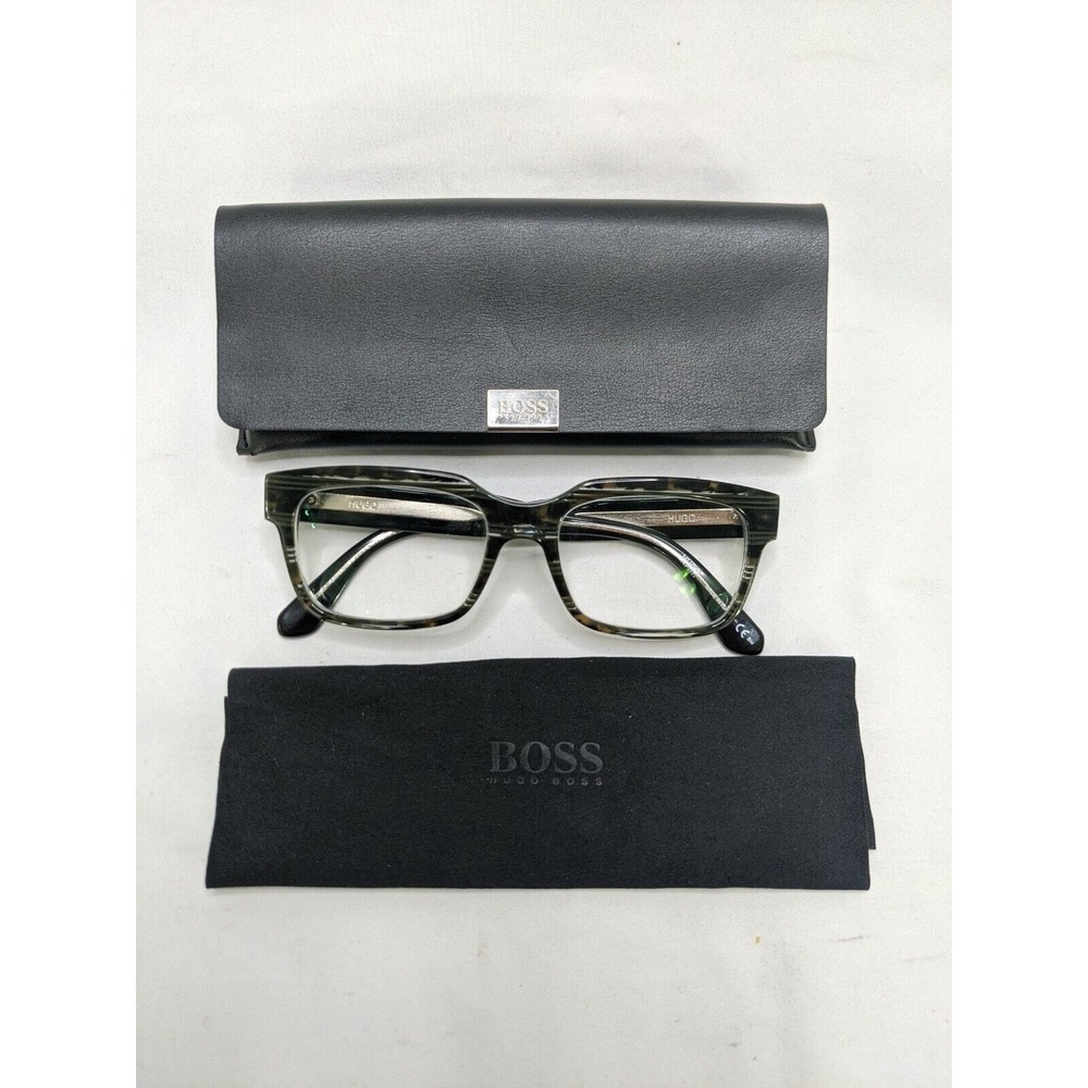 HUGO BOSS 0117‎ 81W Eyeglass Frames in Case w/ Cloth